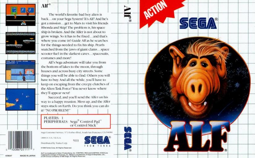ALF Reviews: ALF, Sega Master System (1989)